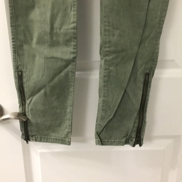 Olive green cargo-type pants - Picture 4 of 7